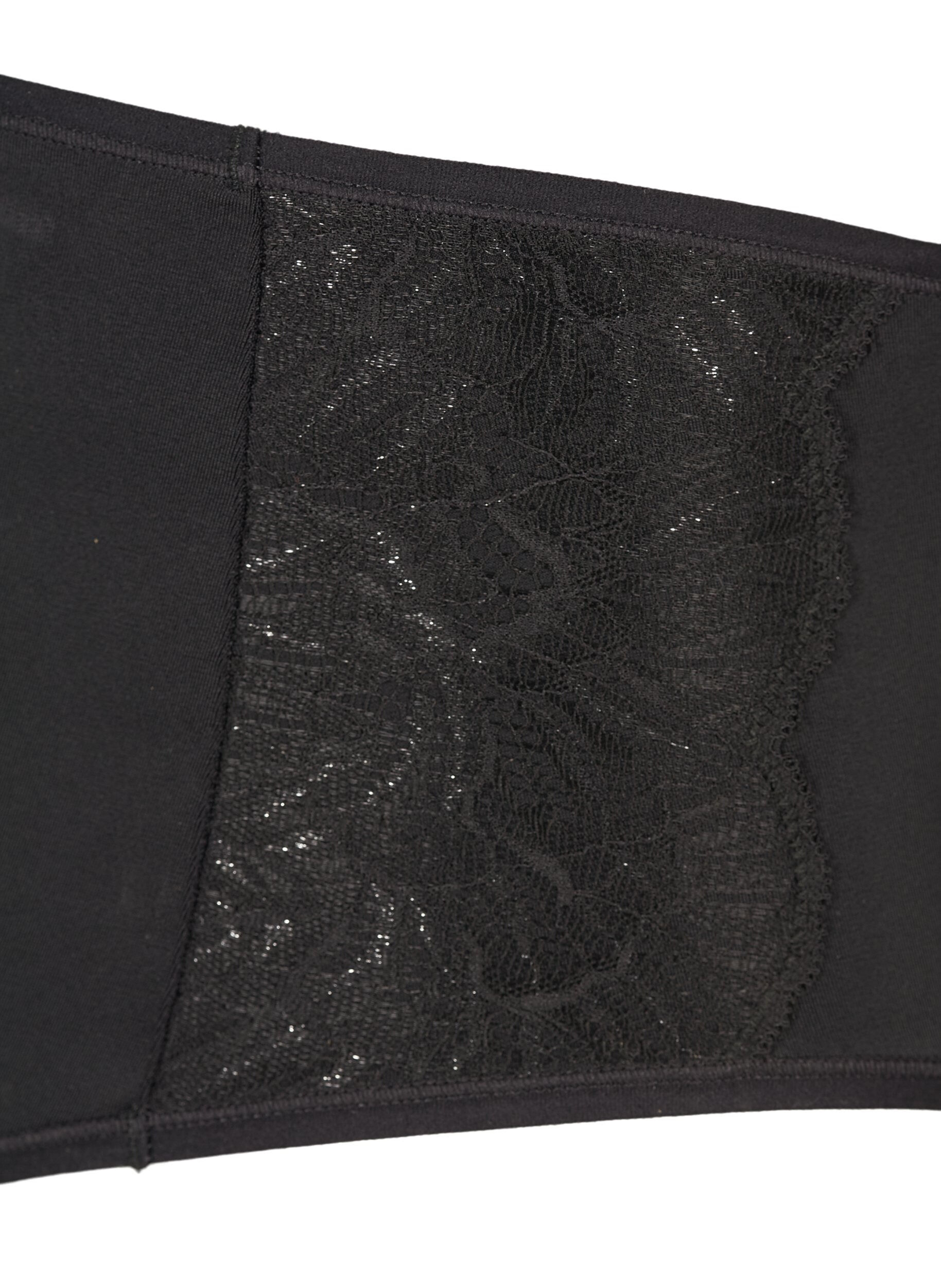 Zizzifashion Knickers (2 pack), Black/Black, Packshot image number 2
