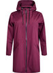 Rain jacket with pockets and a hood, Dark Bordeaux, Packshot image number 0