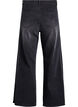 Wide fit jeans with vertical denim details, Dark Grey, Packshot image number 1