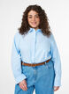 Long-sleeved cotton shirt, Blue, Model image number 0