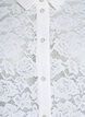 Lace shirt blouse with pearl buttons, White, Packshot image number 2
