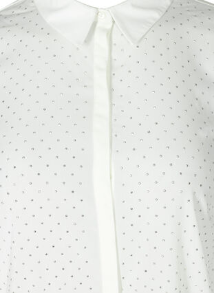 Long shirt with studs, Snow White, Packshot image number 2