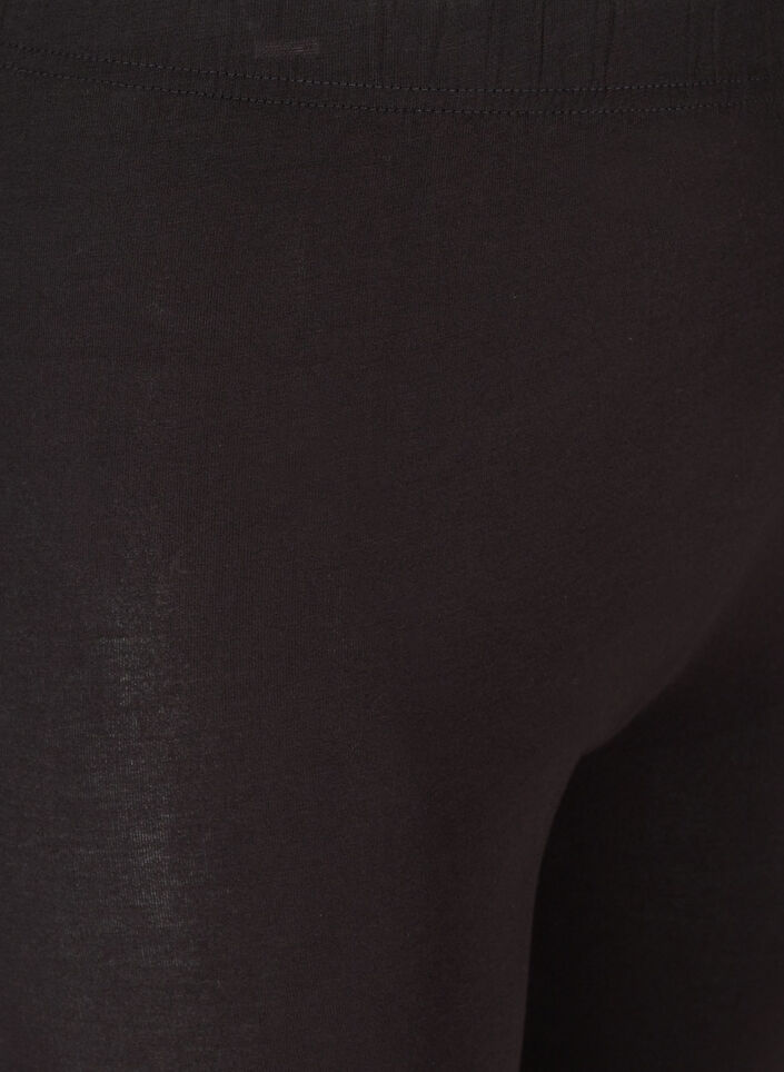 Viscose blend leggings with decorative rhinestones, Black, Packshot image number 2