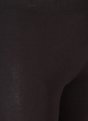 Viscose blend leggings with decorative rhinestones, Black, Packshot image number 2