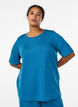 T-shirt in modal mix, Petrol, Model image number 0