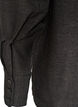 Loose shirt with V-neck, Black, Packshot image number 3