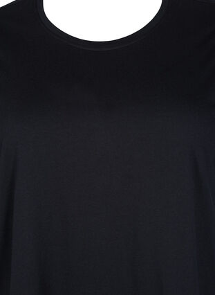 FLASH - 2-pack round neck t-shirts, Black/Black, Packshot image number 3