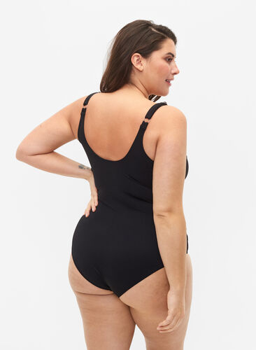 Swimsuit with wrap, Black, Model image number 1