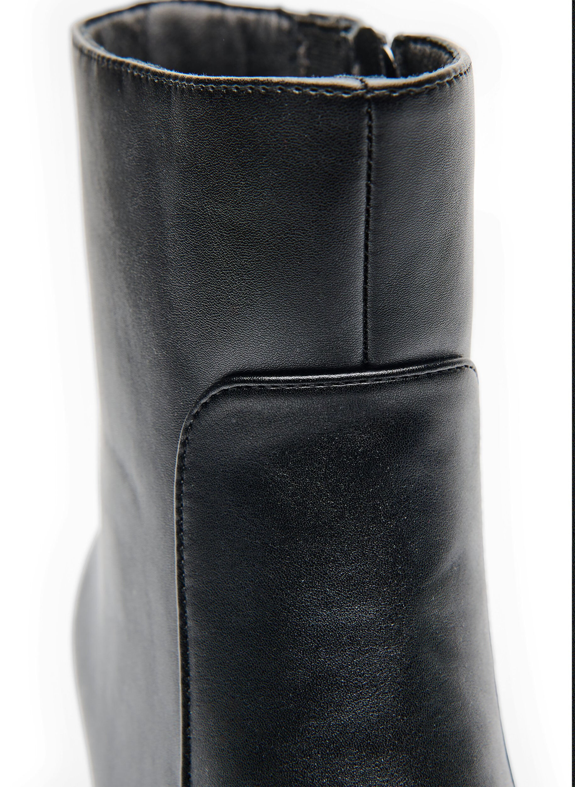 Zizzifashion Wide fit - Ankle boots with block heel, Black, Packshot image number 3
