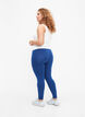 Basic viscose leggings, Blue, Model image number 2