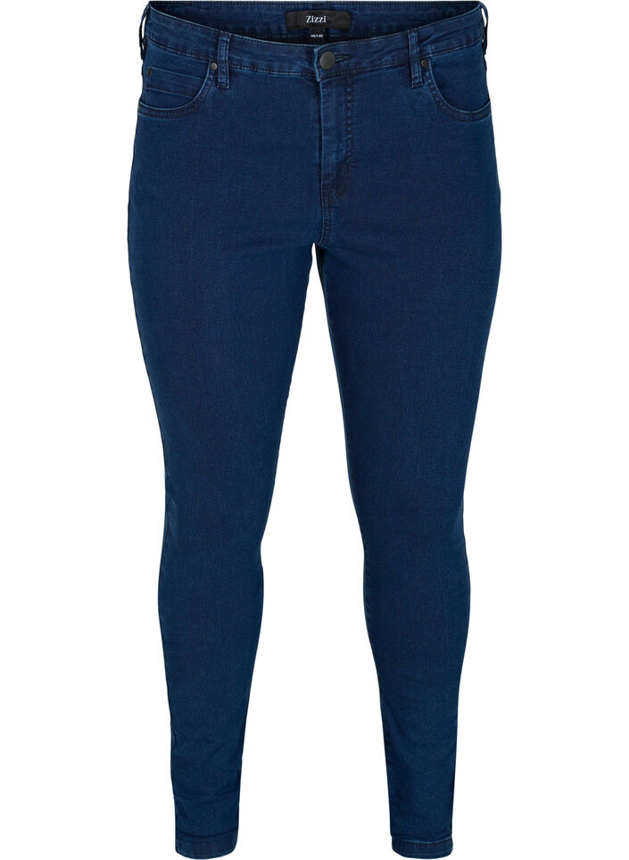 High-waisted super slim Amy jeans , Blue, Packshot image number 0