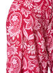 Short viscose kimono with 3/4 sleeves, Pink, Packshot image number 2
