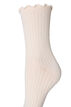 3-pack of ribbed socks with a wavy edge, Brown, Packshot image number 2
