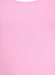 Solid color basic top in cotton, Pink, Packshot image number 2