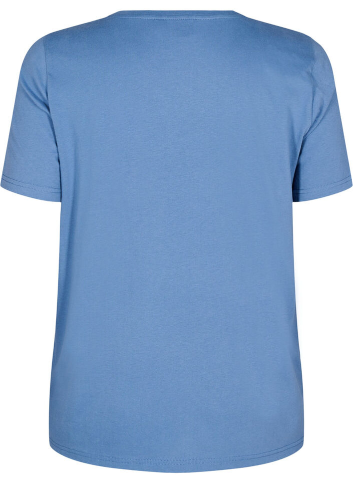 FLASH - T-shirt with motif, Light Blue, Packshot image number 1