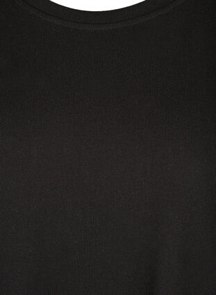 Long sleeve blouse with pearls, Black, Packshot image number 2