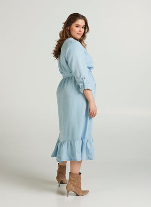 Dress, Light blue denim, Model image number 1