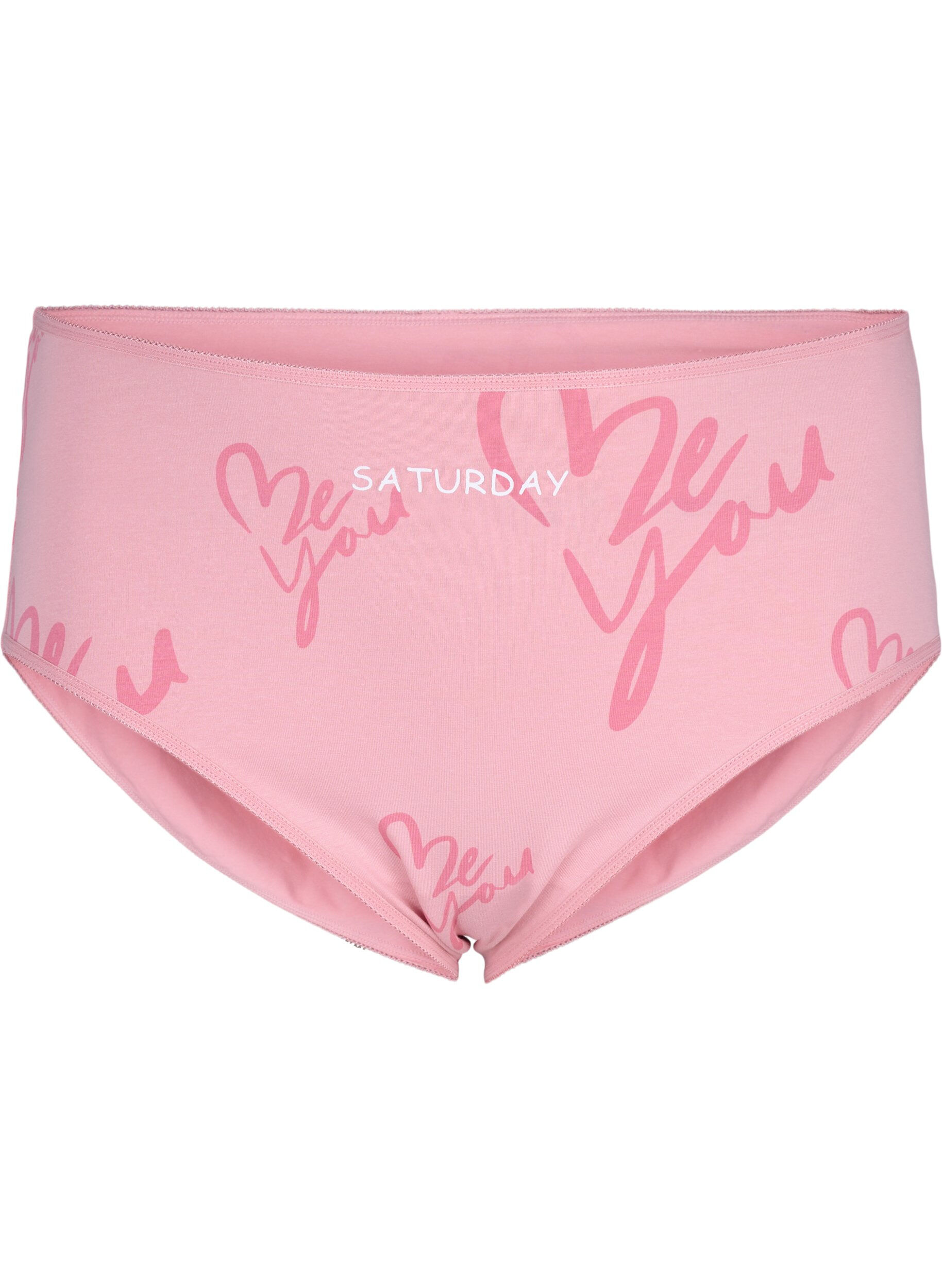 Zizzifashion 7-pack of panties with a regular waist, Purple, Packshot image number 3