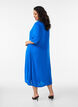 Midi shirt dress with short sleeves, Blue, Model image number 1