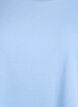 Short-sleeved t-shirt in a cotton blend, Blue, Packshot image number 2