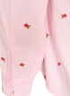 Shirt with embroidered flowers, Pink, Packshot image number 3