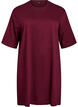 Knee-length cotton T-shirt dress, Red, Packshot image number 0