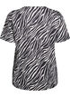 FLASH - Zebra print T-shirt, Black, Packshot image number 1