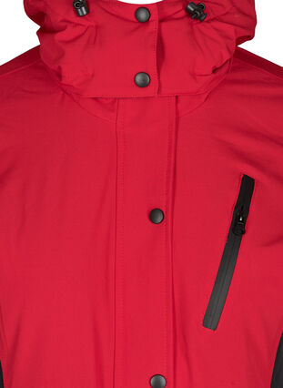 Ski jacket with a removable hood, Ski Patrol w black, Packshot image number 2