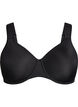 Minimizer bra with padded straps, Black, Packshot image number 0
