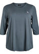 Training blouse with 3/4 sleeves, Grey, Packshot image number 0