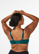 Padded lace bra with underwire, Green, Model image number 2