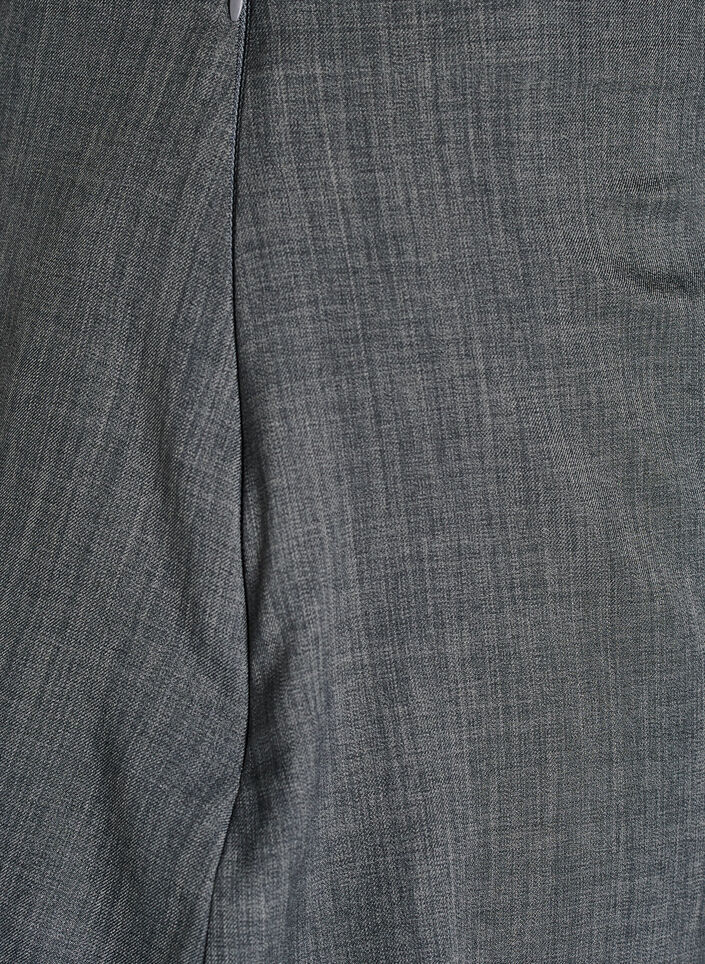 Straight fit trousers with skirt, Dark Grey, Packshot image number 3