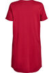 Short-sleeved nightgown in organic cotton, Red, Packshot image number 1