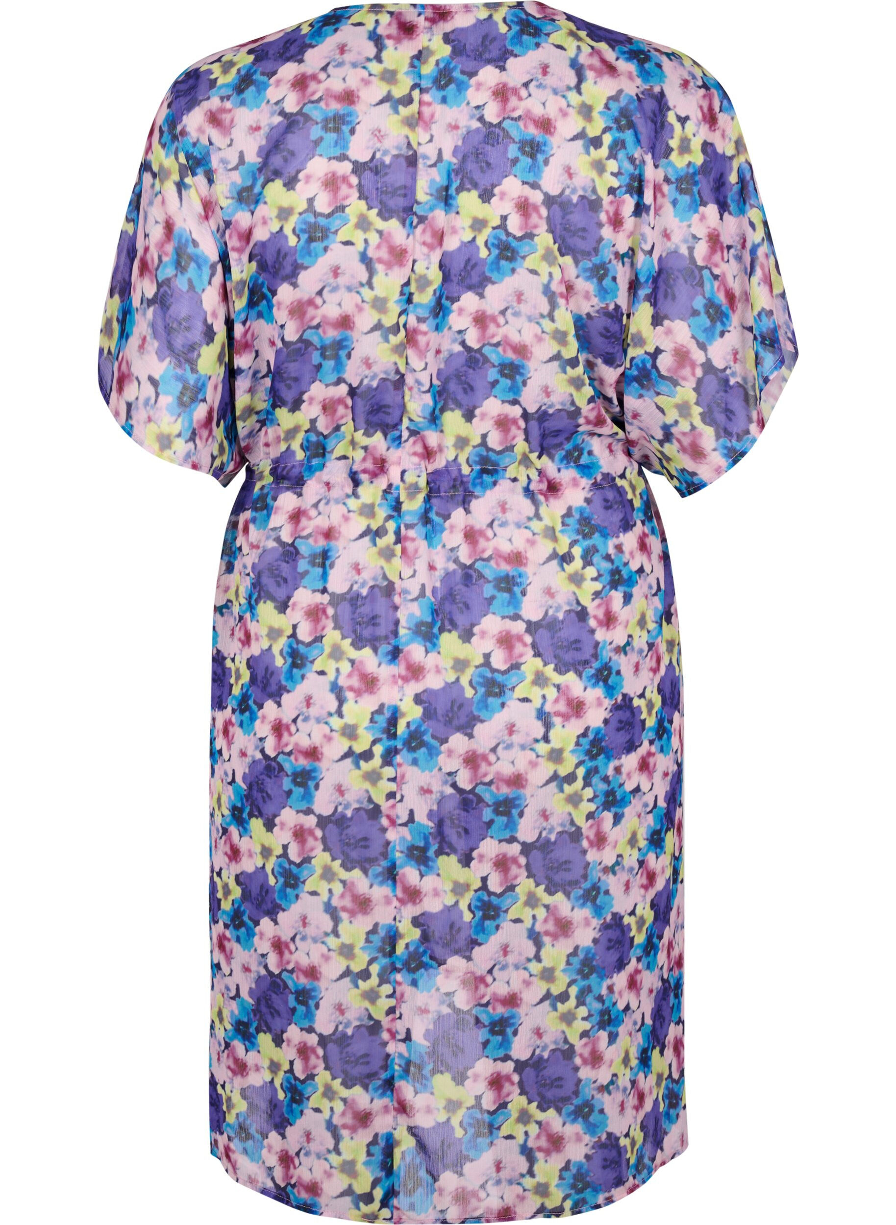 Zizzifashion Beach kimono with print, Blue, Packshot image number 1