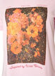 Cotton T-shirt with front print, Rose, Packshot image number 2