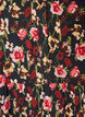 Dress with all-over print and a ruffle layer, Black, Packshot image number 2