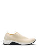 Sneakers in stretchy knit material, Beige, Packshot image number 0