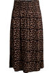 Viscose maxi skirt with smocking, Brown, Packshot image number 0