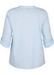 FLASH - Shirt with crochet detail, Cashmere Blue, Packshot image number 1