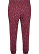 Printed pyjama bottoms, Dark Bordeaux, Packshot image number 1