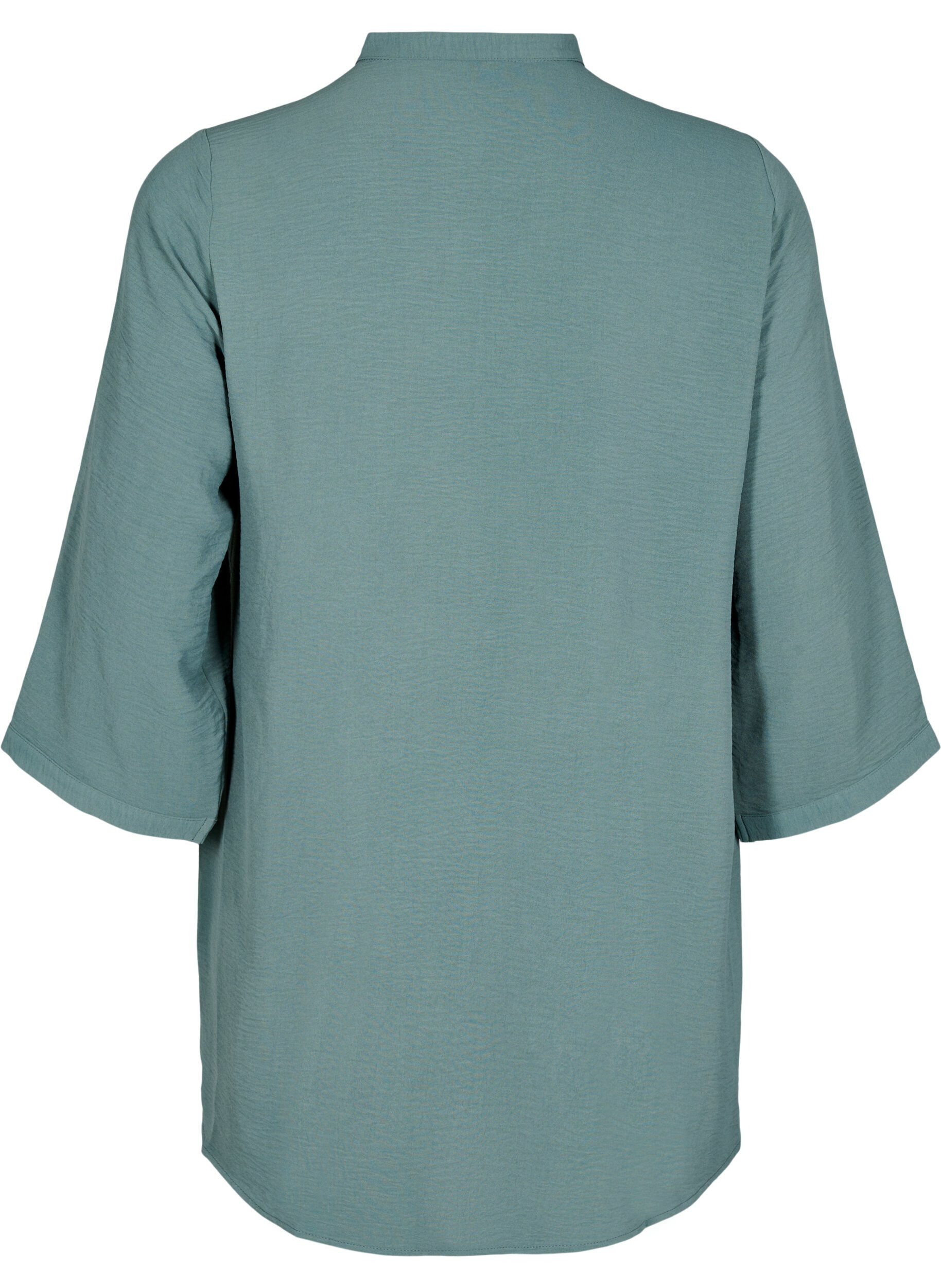 Zizzifashion Tunic with 3/4 sleeves, Green, Packshot image number 1