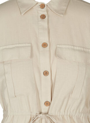 Short-sleeved tunic with buttons, As Sample, Packshot image number 2