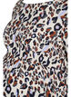 Maternity blouse in viscose and print, White Leo Print , Packshot image number 2