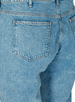 Cropped mom fit Mille jeans with a loose fit, Light blue denim, Packshot image number 3