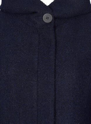Long coat with wool, Night Sky Mel., Packshot image number 2