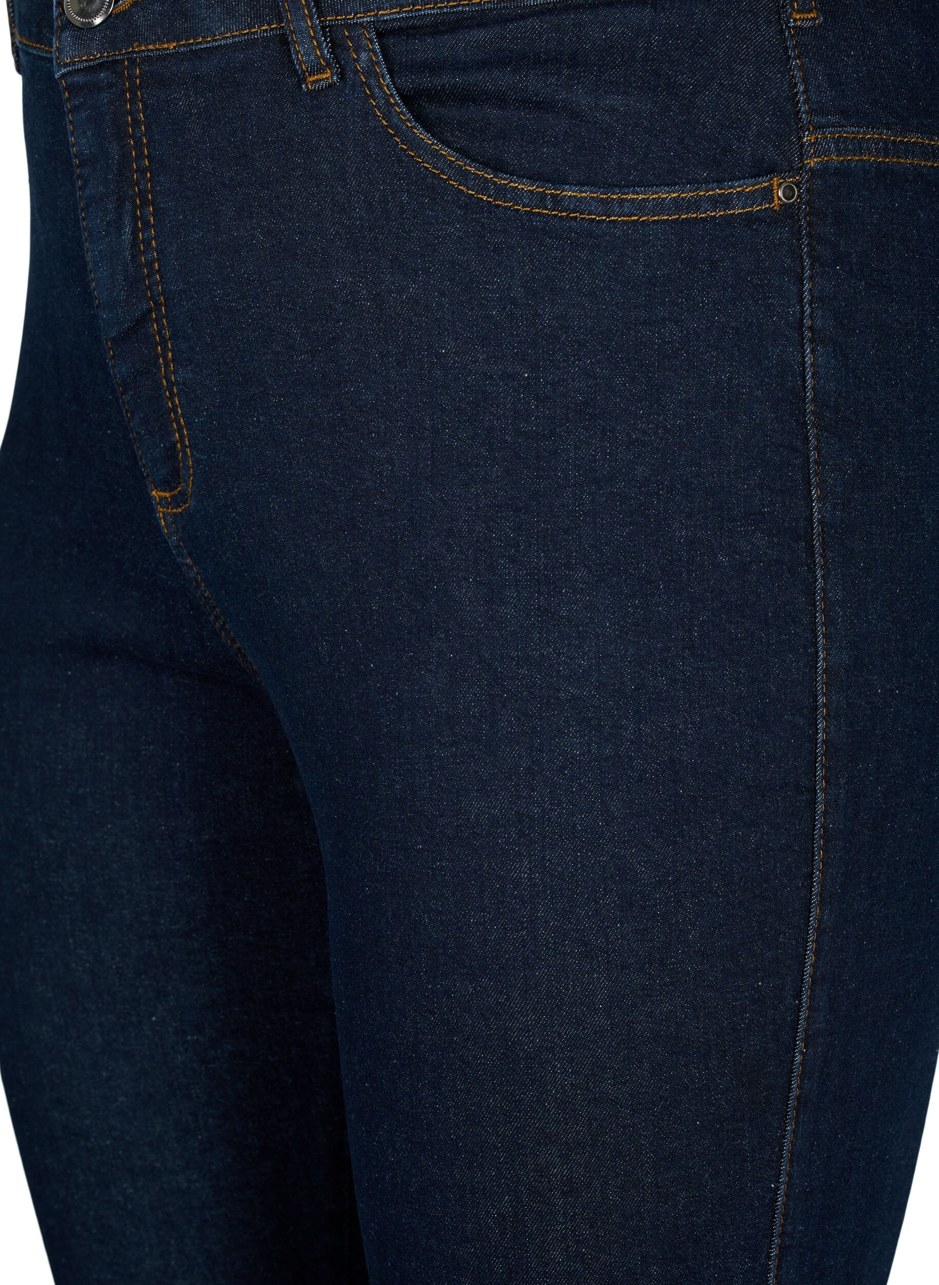Zizzifashion High-waisted Ellen bootcut jeans, Blue, Packshot image number 2