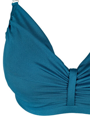 Bikini top with underwiring and removable pads, Ink Blue, Packshot image number 2