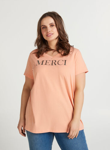 T-shirt with print, Shrimp, Model image number 0