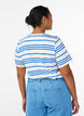Striped cotton t-shirt, White, Model image number 2