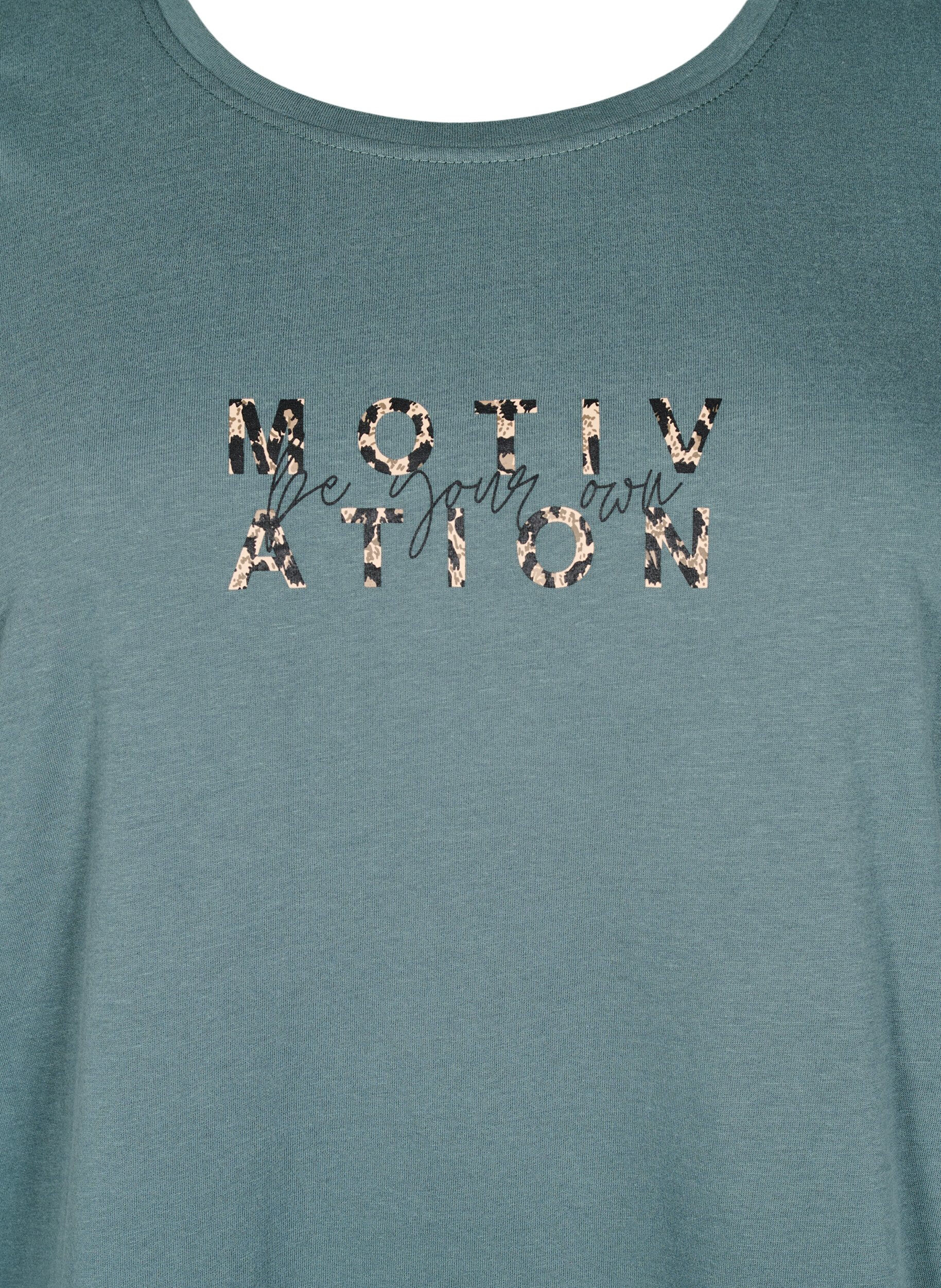 Zizzifashion FLASH - T-shirt with motif, Green, Packshot image number 2